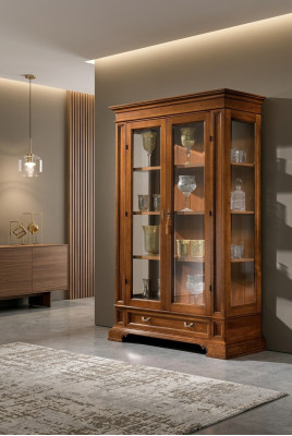 Living room sideboard glass cabinet display case dining room sideboard wooden cabinets furniture