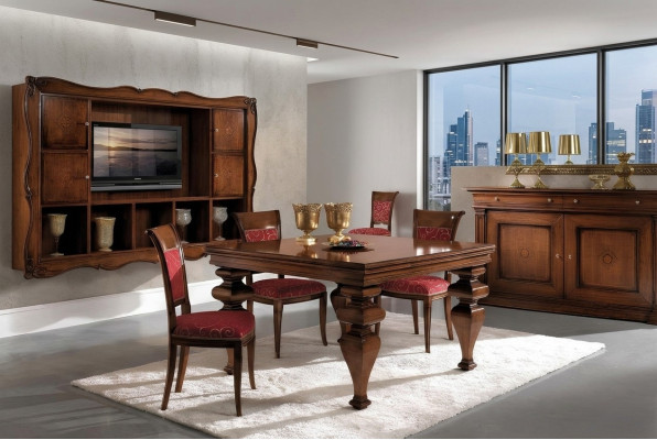 Furniture Set Table + 4 Chair Set 5-piece Dining Table Set Dining Room