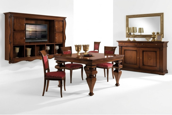 Furniture Set Table + 4 Chair Set 5-piece Dining Table Set Dining Room