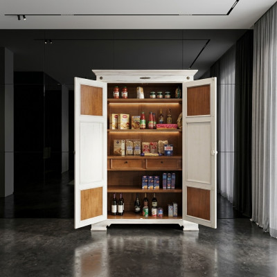 Dining room furniture solid wood showcase cabinet real wood sideboard display cabinet solid