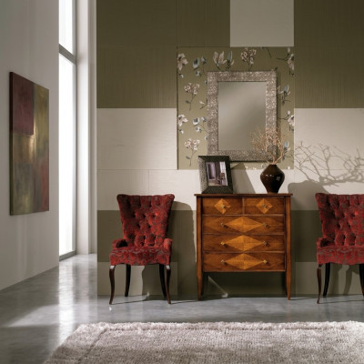 Living room set chest of drawers mirror dresser suite group wood design cabinet new
