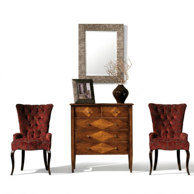 Living room set chest of drawers mirror dresser suite group wood design cabinet new