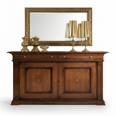 Cabinet Living Room Dresser Drawers Wood Sideboard Cupboard Cabinets Solid New