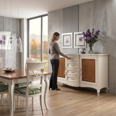 Sideboard shelf cupboard cabinets solid wood furniture from Italy cabinets