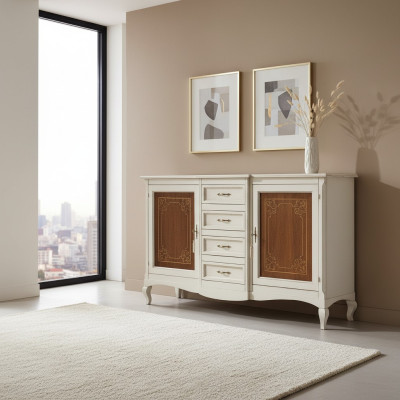 Sideboard shelf cupboard cabinets solid wood furniture from Italy cabinets