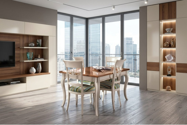 Dining table + 4x chairs chair dining room set dining set modern table tables suite
