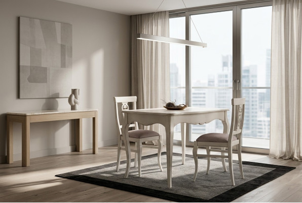 Dining table antique style solid wood furniture Italian dining tables table wood tables
