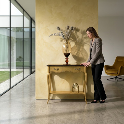 Console table console wood console table hallway wall table furniture yellow wood furniture new