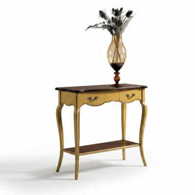 Console table console wood console table hallway wall table furniture yellow wood furniture new