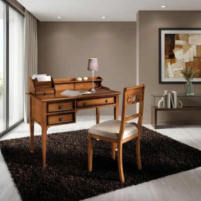 Secretary desk Italian style furniture furnishing solid wood furniture table