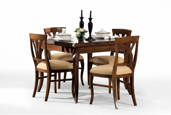 Dining table, antique style, solid wood furniture, Italian dining tables, wooden tables