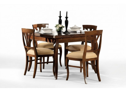 Dining table, antique style, solid wood furniture, Italian dining tables, wooden tables