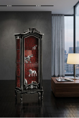Display cabinet showcase living room cabinets sideboard Italian furniture wood