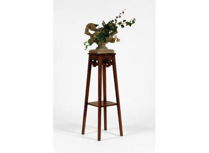Flower stand, flower holder, vase stand, solid real wood plant pot holder