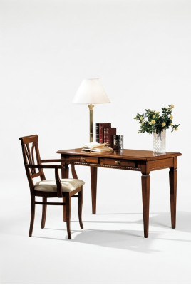 Table, Desk, Secretary, Tables, Italian Furniture, Chair Set, Office 2-piece Office