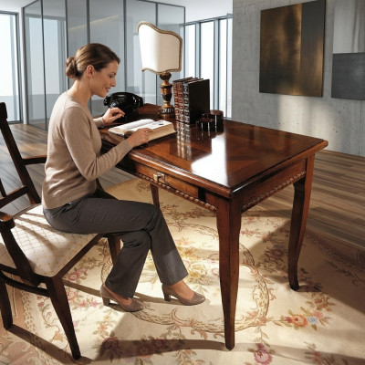 Desk table Italian furnishings furniture solid wood office secretary new