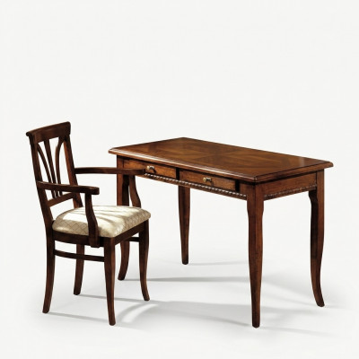 Desk Secretary Italian Furniture Table Chair Set Office 2-piece Furnishing