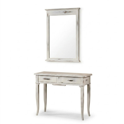 Tables Consoles Table Side Bedroom Wood Mirror + Console Table Dressers