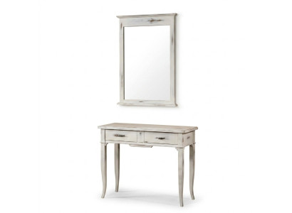 Tables Consoles Table Side Bedroom Wood Mirror + Console Table Dressers