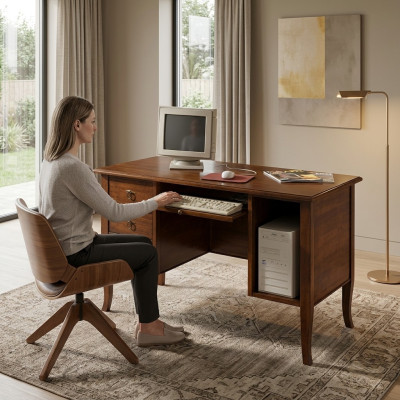 Italian furniture office desk furnishing furniture desk solid wood tables new