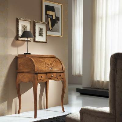 Design desk luxury office furniture table Italian tables secretary wood new