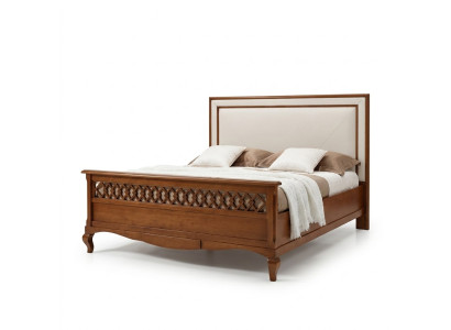 Double bed beds bedroom furniture solid wood Vaccari Cav Giovanni bed new