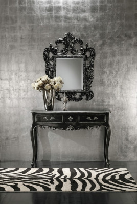 Console chest wall table classic console console table with mirror luxury