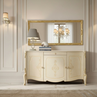 Dresser with mirror wooden dressers furniture cabinet bedroom black sideboard