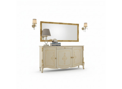 Dresser with mirror wooden dressers furniture cabinet bedroom black sideboard