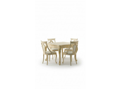 Dining room chairs wood luxury armchair chair beige backrest living room furniture beige new