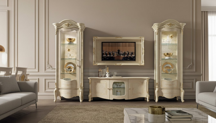 Display glass cabinet showcases living room display cabinets Italian furniture NEW