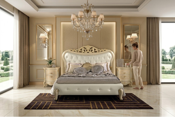 Bed pillow design double beds bedroom wood Chesterfield bed frame new