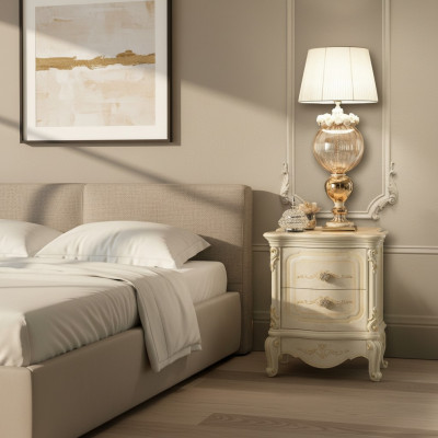 Nightstand 2x Wooden Nightstands Table Consoles Night Classic Style Console New