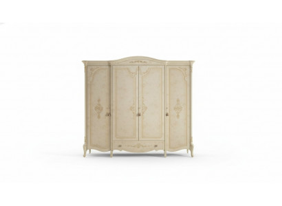 Wardrobe Closet Solid Wood Massive Bedroom Furniture Italy Wooden Wardrobe