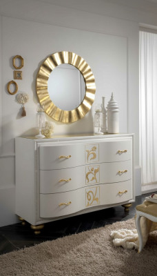 Chest Cabinet Luxury Dressers Cabinet Shelf Console Furniture Wooden Cabinet Italy New