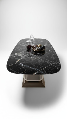 Dining table luxury solid wood furniture from Italy dining room tables furniture