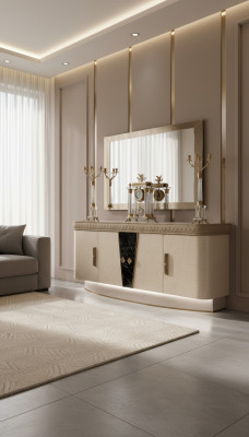 Dresser with mirror wood dressers furniture cabinet bedroom luxury sideboard new