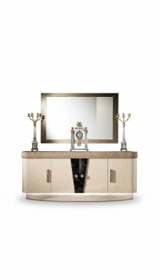 Dresser with mirror wood dressers furniture cabinet bedroom luxury sideboard new