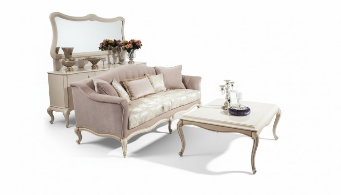 Three-seater classic sofa couch upholstered furniture Italian furniture sofa