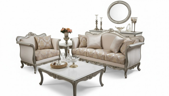 Three-seater sofa 3-seater sofas luxury textile couches big upholstery designer