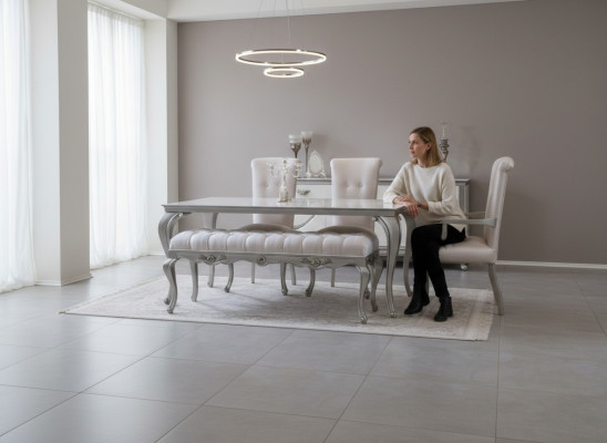 Exclusive classic dining room furniture with decorative details