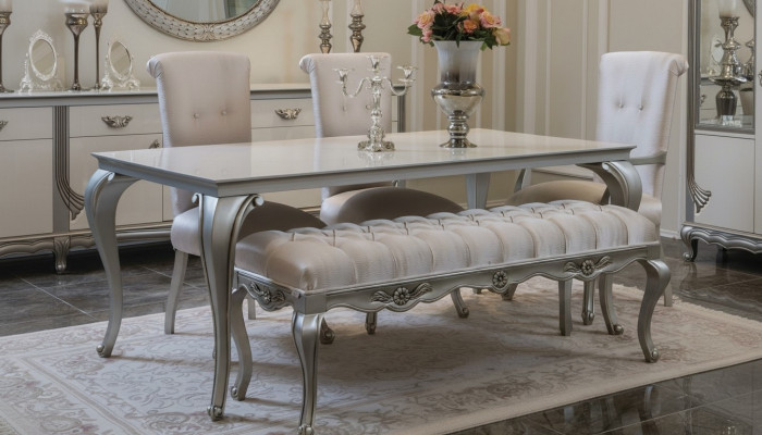 Exclusive classic dining room furniture with decorative details