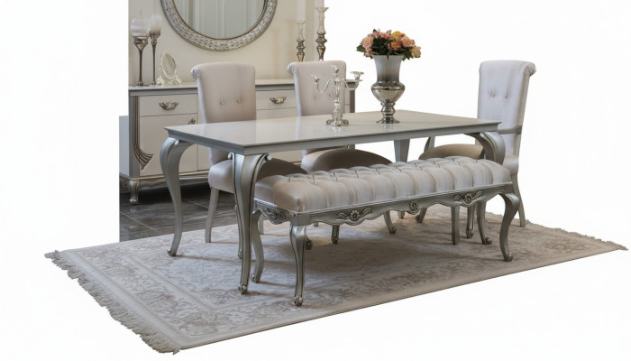 Exclusive classic dining room furniture with decorative details