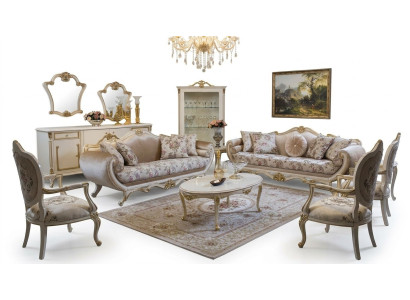 Sofa set sofa couch coffee table armchair sofas set fabric 311 set of 5 pieces.