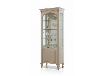Display cabinet glass wooden cabinets living room showcases Italian luxury