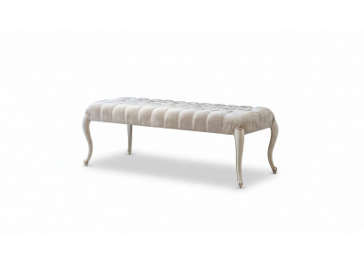 Textile Ottoman Upholstered Footstool Side Ottoman Chaise Lounge Bench New