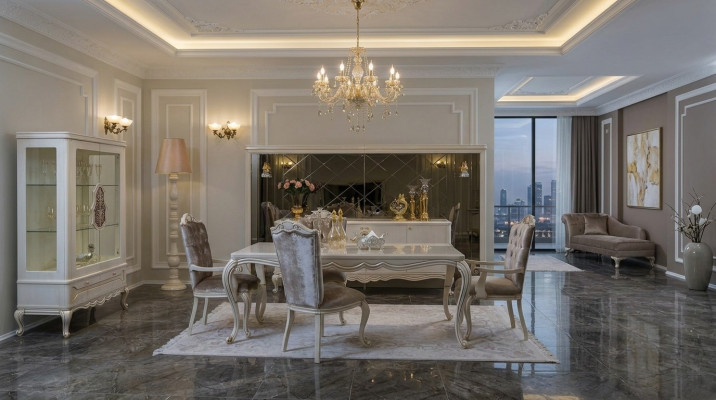 Classic 7-piece Stylish Dining Set