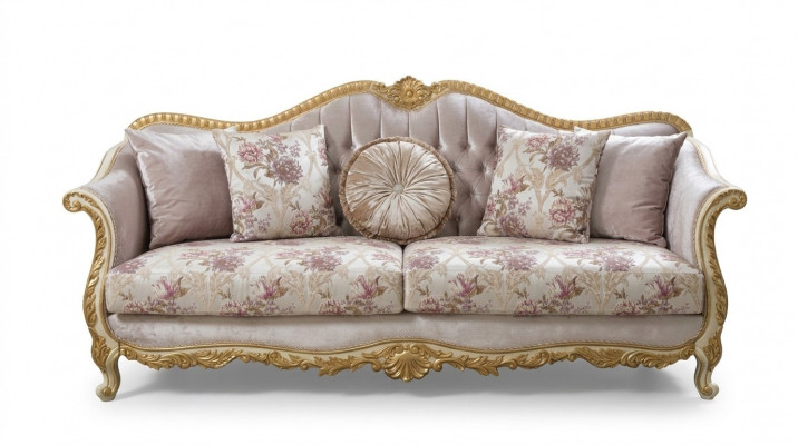 Sofa 3-seater classical couches luxury furniture sofas fabric couch three-seater