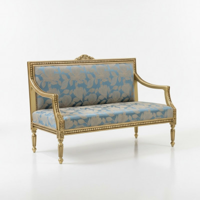 Two-seater classic sofa couch upholstered furniture Italian furniture sofas couches
