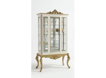 Showcase luxury shelf wood sideboard cabinets living room glass cabinet new